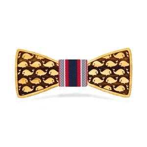Whale Watch: Boy's Bamboo Bow Tie